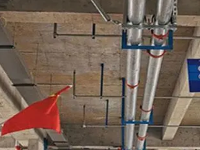 柳河管廊支架的安装方法
