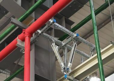 柳河该抗震支架的整体式支吊架结构协调性好
